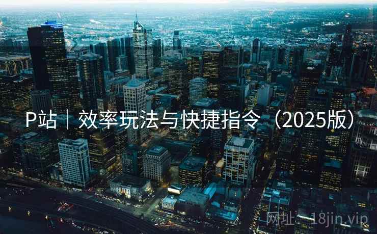 P站|效率玩法与快捷指令(2025版)  第1张 P站|效率玩法与快捷指令(2025版)  第1张