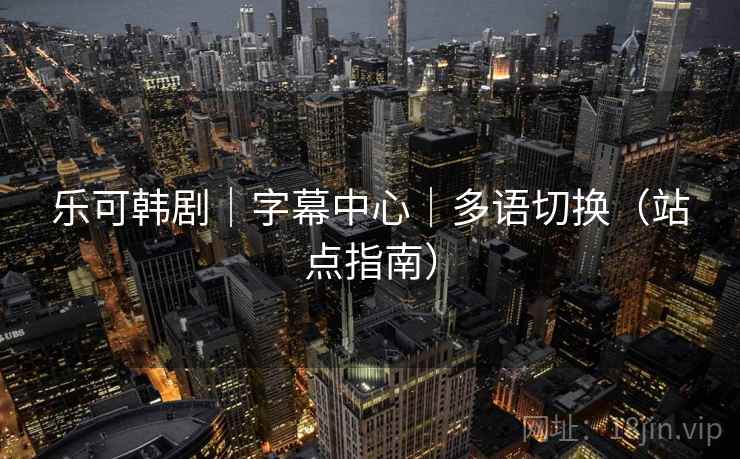 乐可韩剧|字幕中心|多语切换(站点指南)